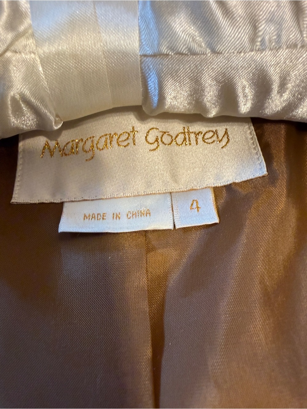 Scalloped Suede Trench Coat in Brown - Picture 8 of 8